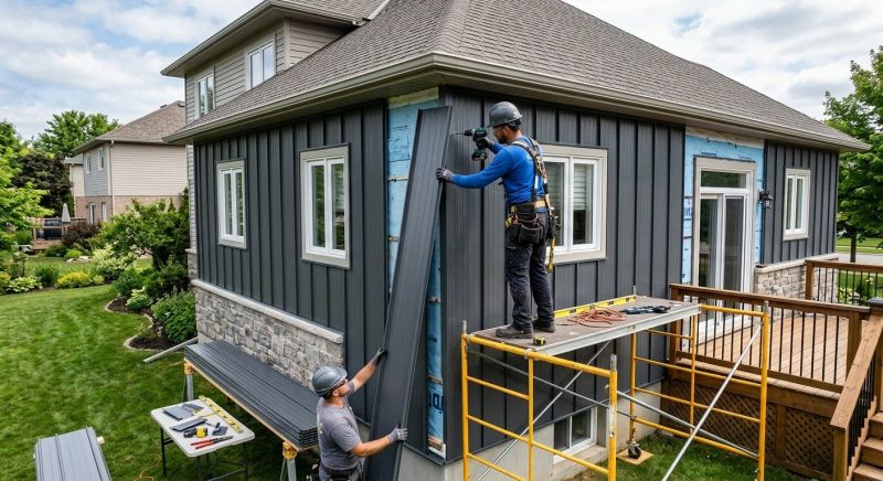 Sheet Metal Siding Replacement in Boston, MA