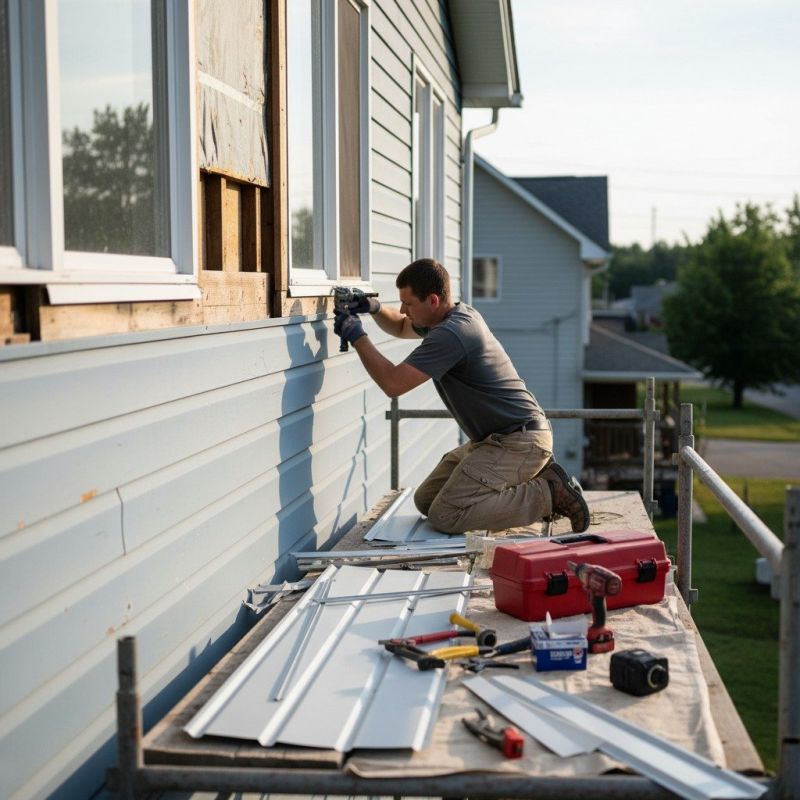 Local Eifs Siding Repair pros at work